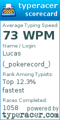Scorecard for user _pokerecord_