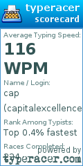 Scorecard for user capitalexcellence