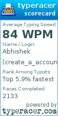 Scorecard for user create_a_account