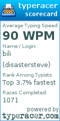 Scorecard for user disastersteve