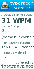 Scorecard for user domain_expansion