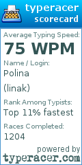 Scorecard for user linak