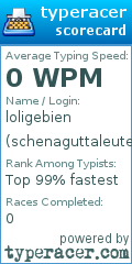 Scorecard for user schenaguttaleuten