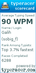 Scorecard for user sobig_f